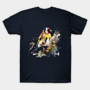 Goldfinch Bird On A Tree 5.0 T-Shirt